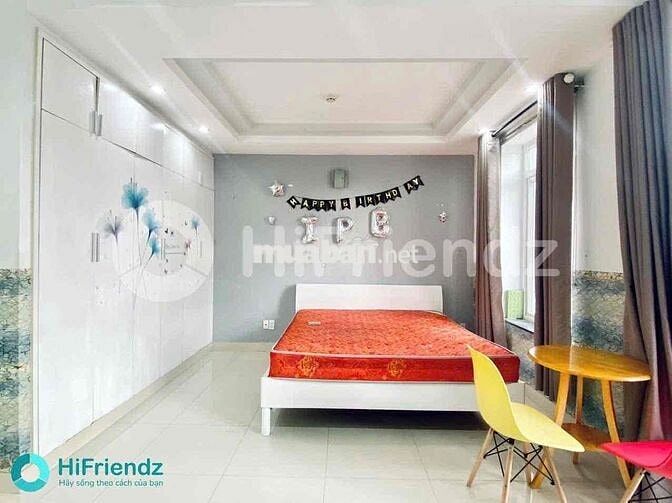 STUDIO SÁT CÔNG VIÊN DẠ NAM RỘNG 40M2 FULL NỘI THẤT, BANCOL, THANG MÁY