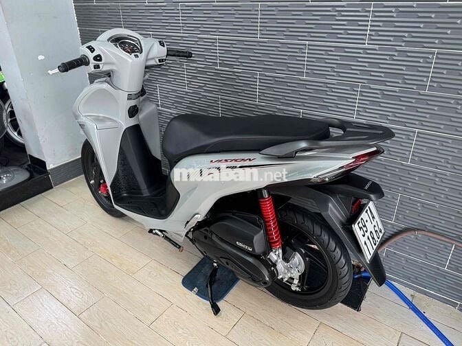 Honda Vision 2023 Bánh lớn Xám Xi Măng Bs Sài Gòn