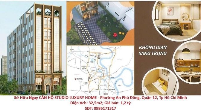 CĂN HỘ STUDIO LUXURY HOME - Phường An Phú Đông, Quận 12,Tp Hồ Chí Minh
