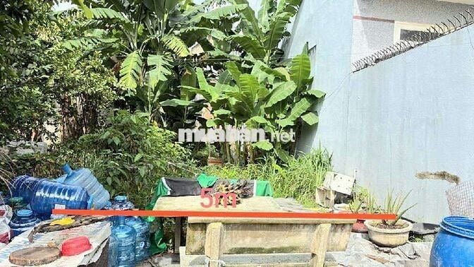 ĐẤT FULL THỔ SÁT MẶT TIỀN ĐƯỜNG - ĐÔNG THẠNH 4,NGANG 5M,107M2,3,38 TỶ