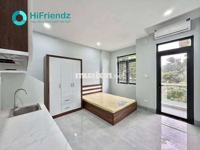 Căn hộ ban công view thoáng mát , nhà mới full nội thất cao cấp PTH f7