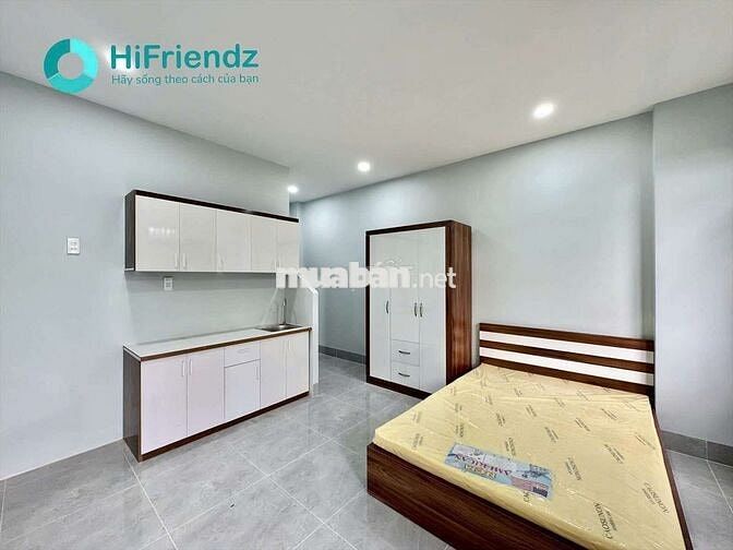 Căn hộ ban công view thoáng mát , nhà mới full nội thất cao cấp PTH f7