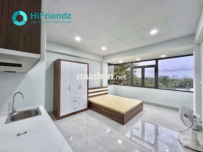 Căn hộ ban công view thoáng mát , nhà mới full nội thất cao cấp PTH f7