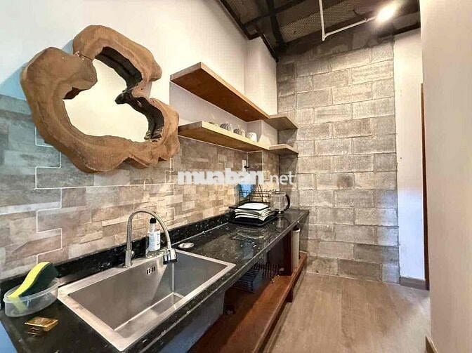 🔥 1 PHÒNG NGỦ ~40m2 TÔNG GỖ ẤM & NỘI THẤT CAO CẤP NGAY NƠ TRANG LONG