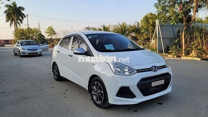 Hyundai Grand I10 số sàn 2017 màu trắng sedan