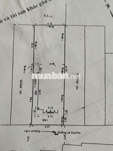 Bán nhà cấp 4 Lê Đức Thọ Gò Vấp