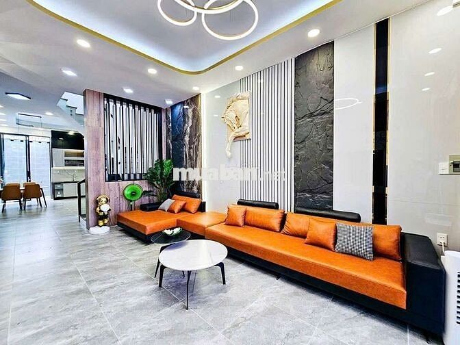 Nhà Có Nội Thất 1 Trệt 3 Lầu 4x25m Hẻm Xe Hơi Huỳnh Tấn Phát Q.7
