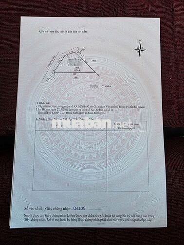 THỬA ĐẤT GẦN KHU BIỆT THỰC SÀI GON-NAM BAN-Thửa 1836