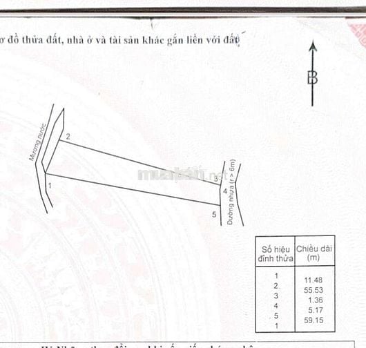Cần bán nhanh lô đất Ấp Phước Tân Xuyên Mộc Hồ Tràm