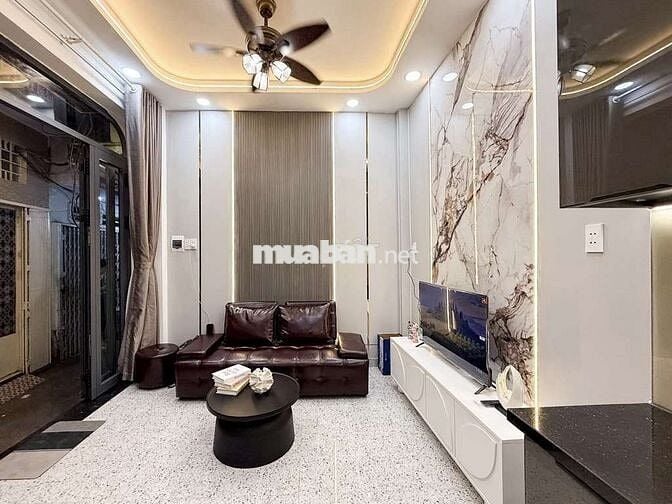 NHÀ HẺM XE HƠI 5M,FULL NT,43M²,4PN,SÁT CITYLAND,THỐNG NHẤT PHƯỜNG 16