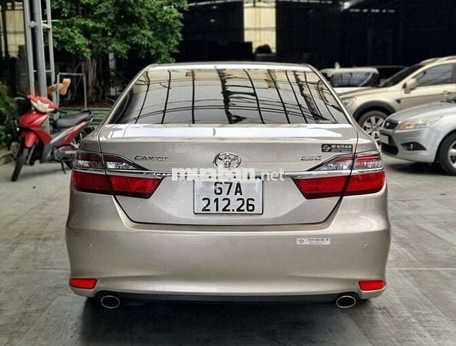 Toyota camry 2.5Q sx 2017, vàng cát, hỗ trợ góp.