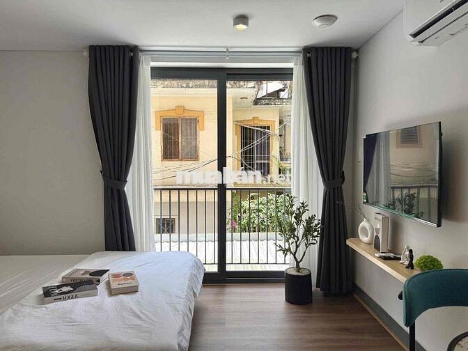 CĂN HỘ STUDIO BALCON NỘI THẤT CAO CẤP MÁY GIẶT RIÊNG NGAY HUTECH