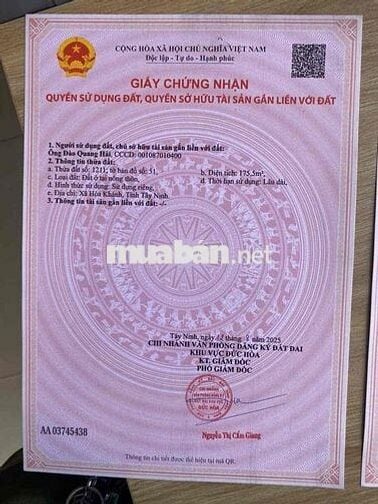 860 triệu có ngay đất 5x35m full thổ