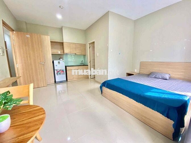 Cho Thuê Studio Ban Công 40m2 Bình Thạnh Sát Q1_Full NT_Thang Máy