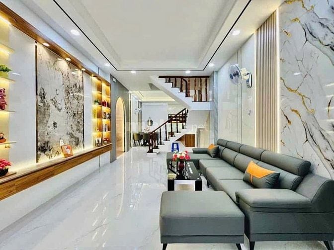 Bán nhà Bình Thạnh 67,2m2 giá 3 tỷ 590 triệu đường Nơ Trang Long