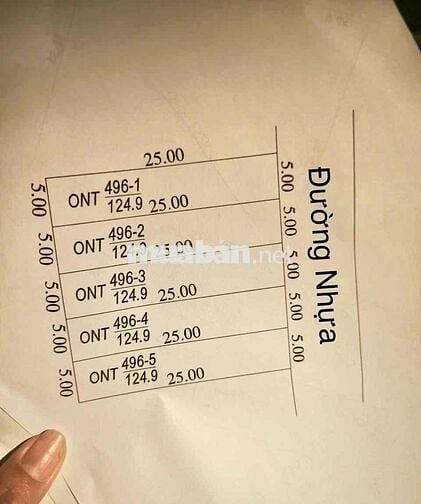 Đất Nền Thổ Cư 100% Lộ Nhựa Giá Rẻ