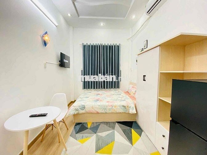 Studio cao cấp Quận 10 full nt, có cửa sổ, máy giặt riêng giá chỉ 5x