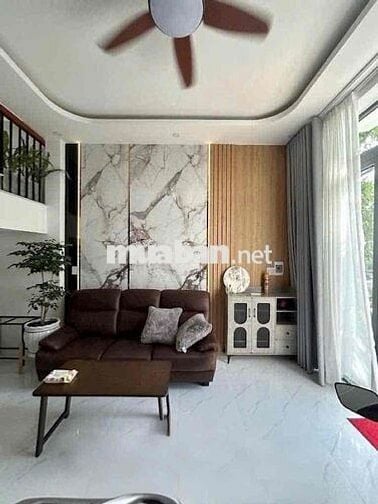 CHO THUÊ NHÀ 1 TRỆT 1 LẦU MỚI ĐẸP KDC PHÚ AN 3PN FULL NỘI THẤT