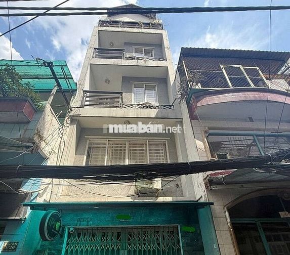 NHÀ 5 TẦNG - NGANG 3,5M - NỞ HẬU - HẺM XE HƠI - SÁT 3/2, QUẬN 10