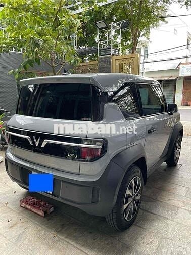 VinFast VF3 2025 Xám XiMang PIN MUA + P.Kiện 30tr