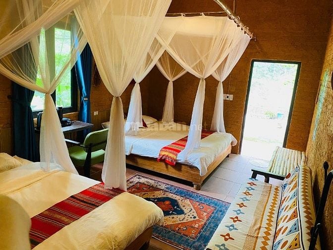 Chính Chủ Bán Khu Eco Lodge Pù Luông - View Suối, Full Nội Thất