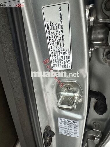 Toyota Vios 1.5E 2014