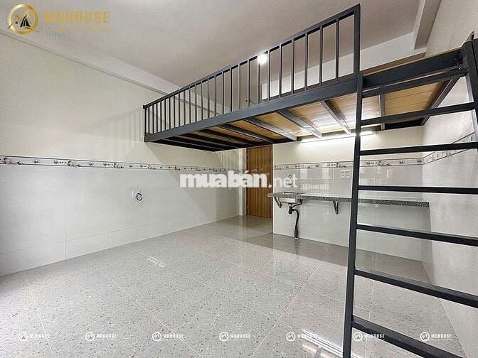 Cho thuê căn hộ duplex (gác) chỉ tính điện nước - sát Văn Hiến