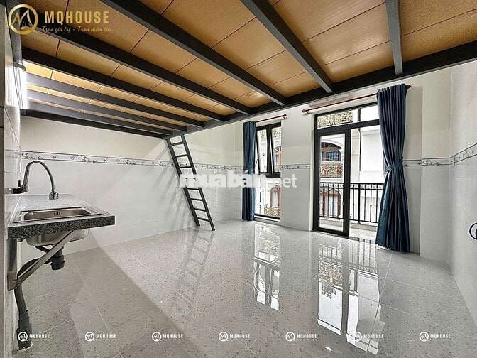 Cho thuê căn hộ duplex (gác) chỉ tính điện nước - sát Văn Hiến