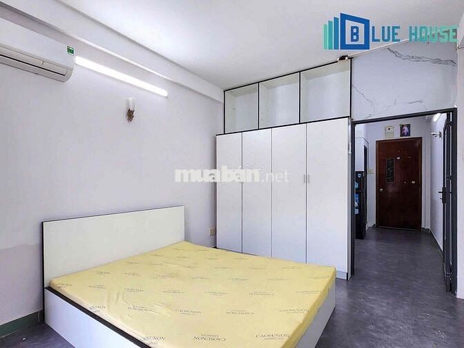 Cho thuê căn hộ 1PN - 1PK có ban công mát mẻ - Ngay CV Lê Thị Riêng