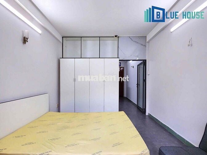 Cho thuê căn hộ 1PN - 1PK có ban công mát mẻ - Ngay CV Lê Thị Riêng