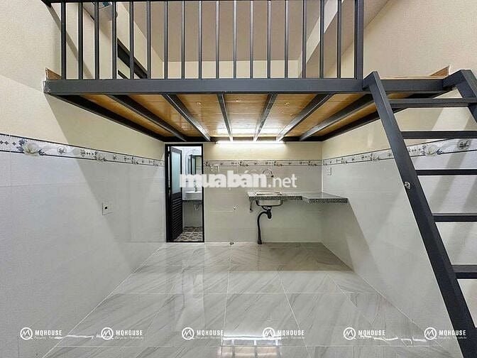 Cho thuê căn hộ duplex (gác) chỉ tính điện nước - sát Văn Hiến