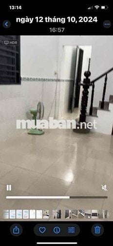 cho thuê nhà 4x12m, 2 lầu, mt TMT3, 4PN, 8tr, TMT, Q12