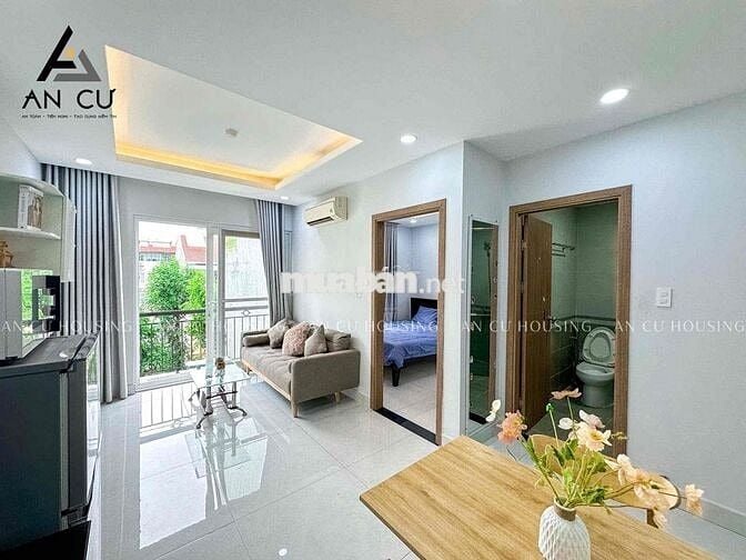Căn hộ 1PN Ban công full nội thất thiết kế hiện đại như Chung  Cư