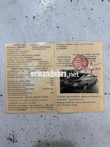 Toyota Vios 2019 1.5G AT.