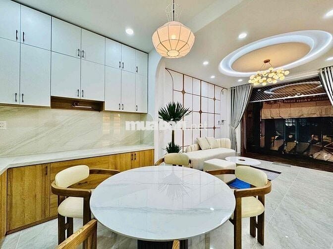 Nhà HXH 4 tầng Bình Thạnh , mới 100% tặng toàn bộ nội thất