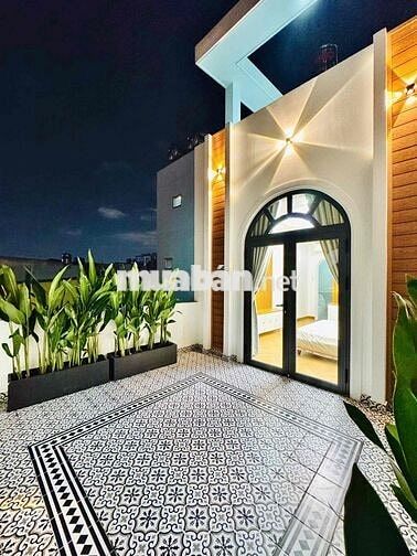 Nhà HXH 4 tầng Bình Thạnh , mới 100% tặng toàn bộ nội thất