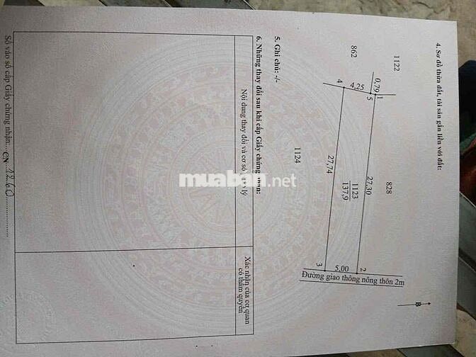 thổ cư giáp bến lức dt: 140m2 , giá : 429tr , tân trụ - long an