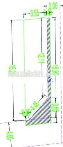 63m2 2 tầng, hẻm rộng, 2mặt hẻm thông. Đã check QH xây 4 tầng. 4,7 tỷ.