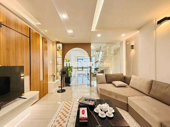 XE HƠI NGỦ TRONG NHÀ,5TẦNG BTCT,64.4M²(4x16),4PN,LÊ ĐỨC THỌ,P13 GÒ VẤP