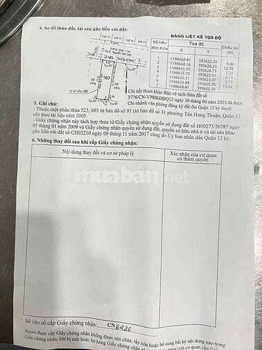 Bán 3 lô đất liền kề, dt 4x13, ngay khu dc An Sương, P Đông Hưng Thuan