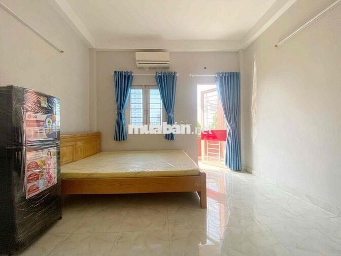 CHO THUÊ CĂN HỘ 1PN + BAN CÔNG – FULL NỘI THẤT 40m² - GẦN SÂN BAY