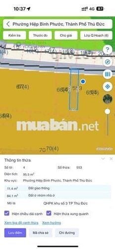 Bán đất rẻ nhất khu vực ngay cầu vượt Bình Phước 105m2 3TỶ nhỉnh