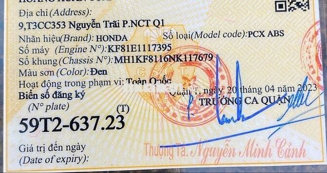 Chính chủ đăng bán, Honda PCX ABS, 2023, như mới