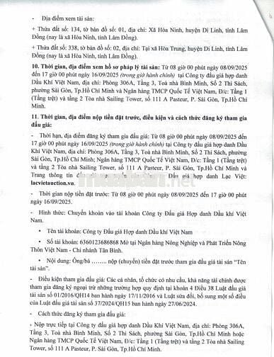 BĐS xã Hòa Ninh, tỉnh Lâm Đồng