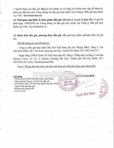 BĐS xã Hòa Ninh, tỉnh Lâm Đồng