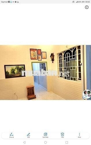 NHÀ HẺM XE HƠI 4M 105M2 3PN MỚI ĐẸP HẺM ĐÀO TÔNG NGUYÊN NGAY KHO C