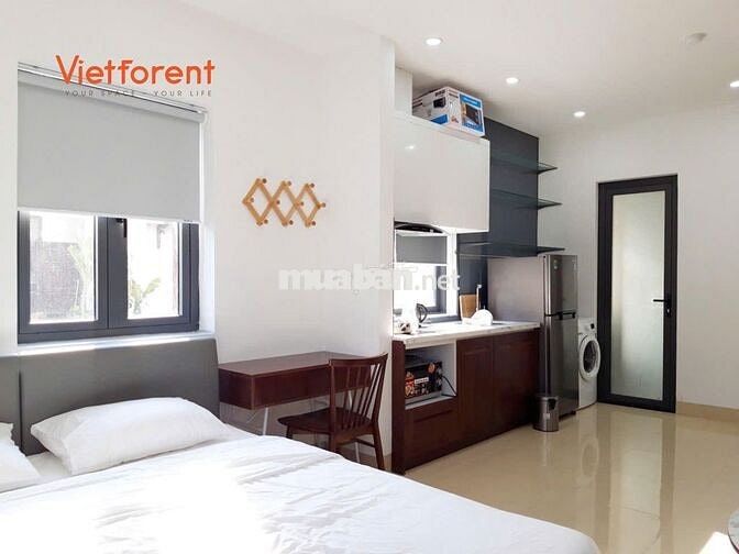 Cho thuê căn hộ studio ở khu vực yên tĩnh, gần biển và trung tâm