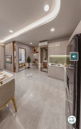 Căn hộ 1 phòng ngủ K Home New city diện tích 46,96ha nằm trên đường D5