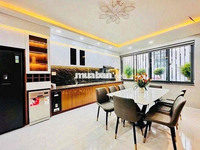 Nhà Phố HXH Mới Keng Nguyễn Oanh 3 Lầu 5PN 6WC Full Nội Thất 27tr