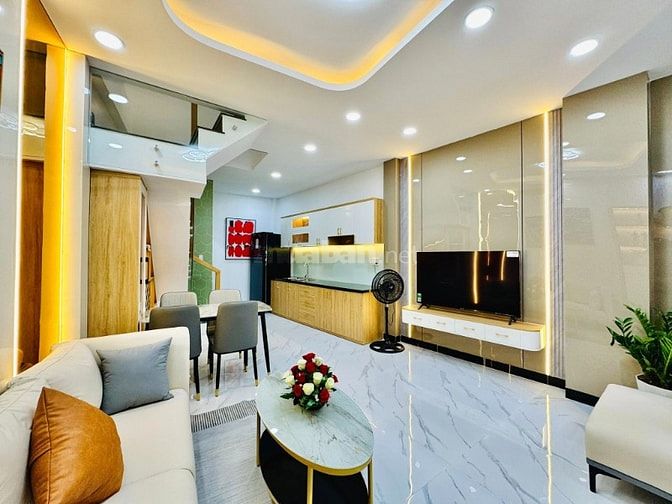 Bán nhà mới full nội thất 3 Tầng -4PN  Bùi Đình Tuý-gần Chợ Bà Chiểu